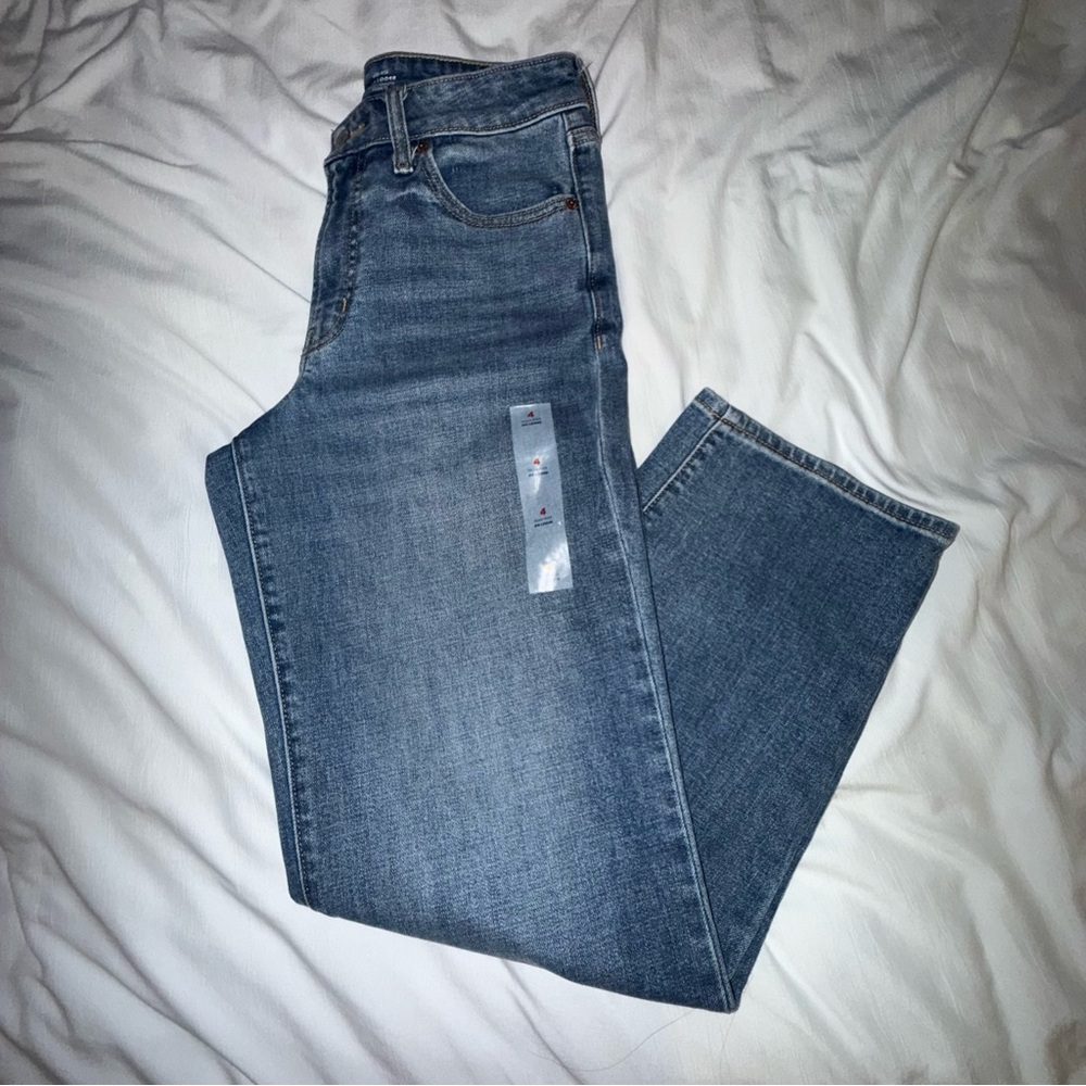 Old Navy Women's Straight Leg Jeans - Blue